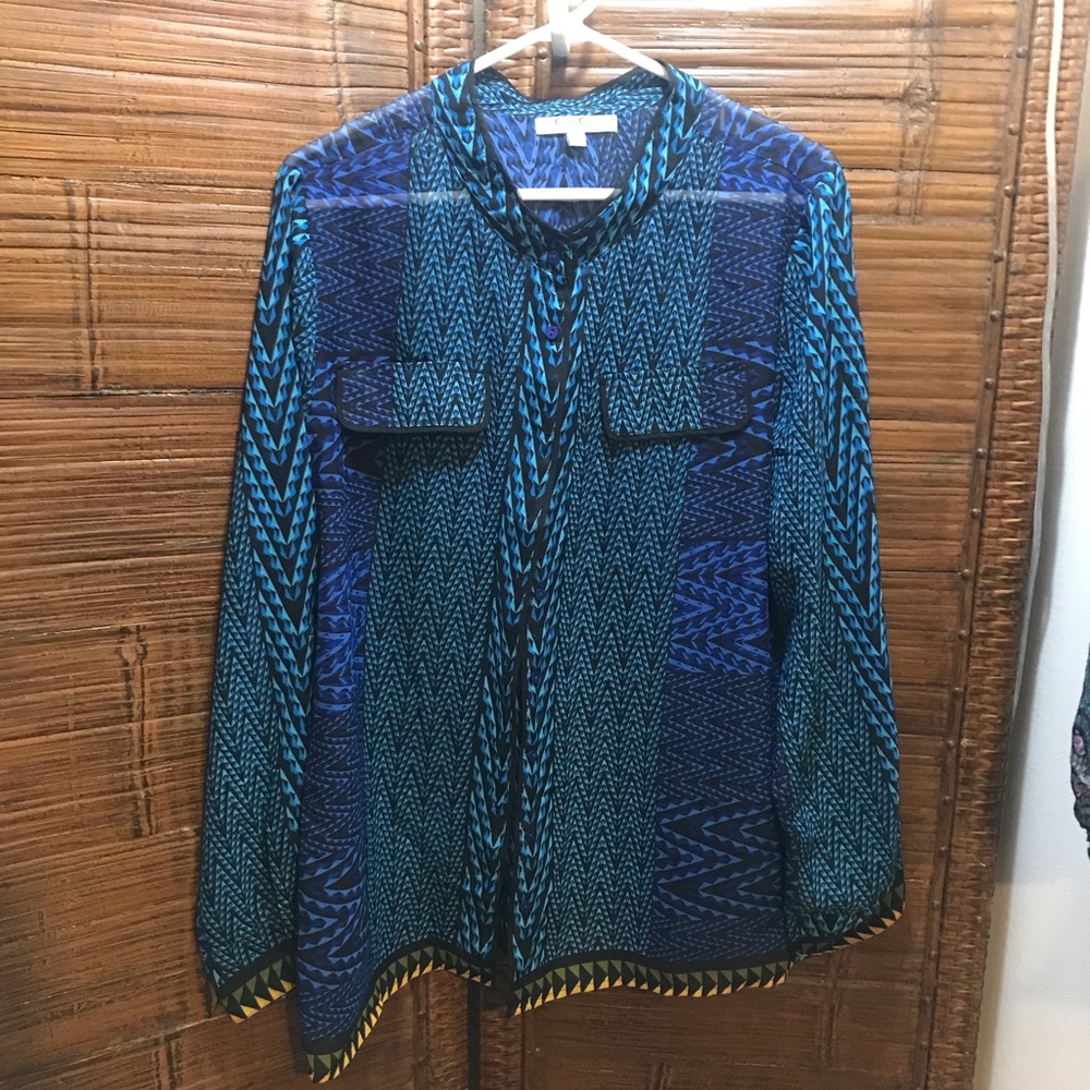 C’est City Beautiful See Thru Blouse